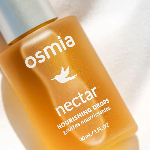 Vista 5 de Osmia Skincare - Gotas nutritivas de néctar natural Calabaza, tuna espinosa, semillas de rosa mosqueta + aceites de cártamo, fortalecer, suavizar