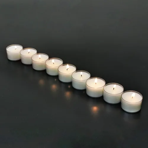 Vista 8 de Stonebriar - Paquete de 192 velas de té blancas sin perfume, tiempo de combustión extendido de 6 a 7 horas, taza transparente