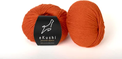 Vista 48 de 100% Hilo de Alpaca Baby para Tejer y Ganchillo - 1 Cono de Hilo Premium DK - Ligero, Hipoalergénico y Térmico Hecho en Perú - Ideal para Proyectos