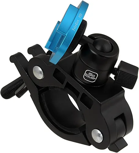 Vista 4 de Fotodiox Pro GoTough - Soporte de carreras para jaula antivuelco y barras, horquillas delanteras de motocicleta y manillares, hasta 2.1 pulgadas