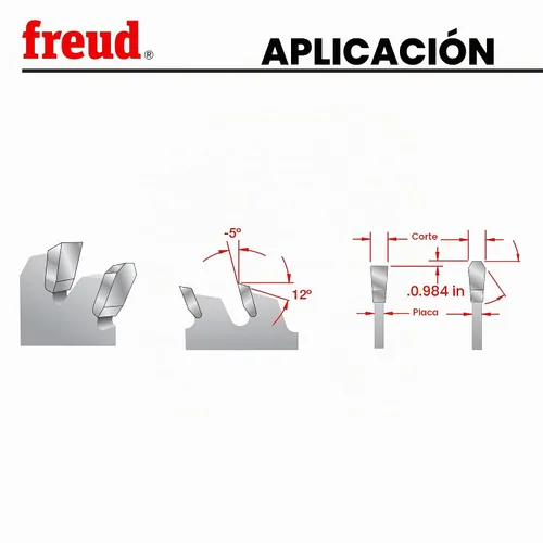 Vista 8 de Freud LU77M012: Hoja de aluminio media de 12