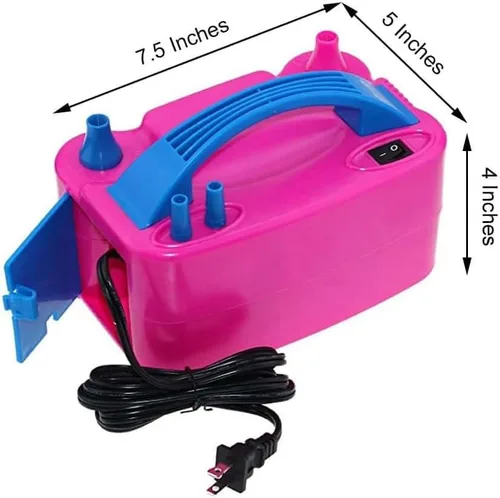 Vista 3 de Efavormart - Bomba de globo de mano, inflador de aire para globos de látex