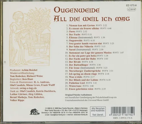 Vista 3 de Ougenweide: Todos Die Weil Ich Mag