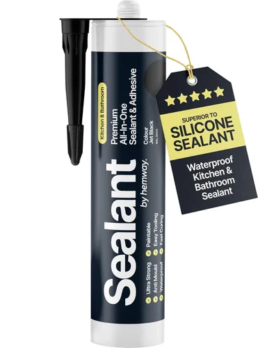 Vista 18 de Hemway - Sellador y adhesivo híbrido de polímero todo en uno para construcción - Gris antracita Impermeable y pinta sobre 300 ml