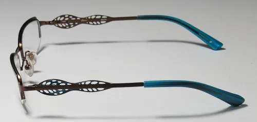 Vista 4 de Thalia Edita mujeresseñoras diseñador medio borde flexible bisagras glamour adulto tamaño auténtico gafas