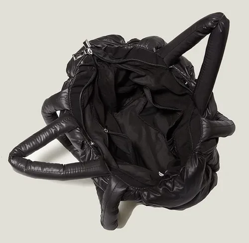 Vista 3 de Bolso de hombro acolchado para mujer, mini bolso de plumón, bolsa de mano acolchada, bolsos elegantes 2024
