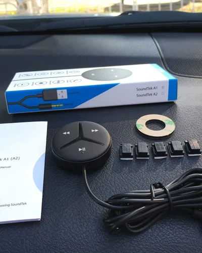 Vista 7 de Aston Innovations AAC - Adaptador auxiliar Bluetooth para coche, estéreo, hogar, estéreo, A2DP, transmisión, manos libres, hablar, aislador de ruido