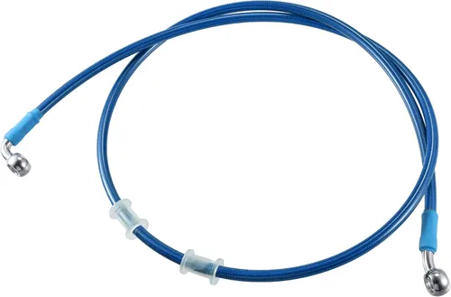 Vista 16 de X AUTOHAUX 31.5 in AN3 M10 Línea de freno hidráulico para coche, manguera de aceite, 28 ° 90 ° acero inoxidable para coche, motocicleta, motocross