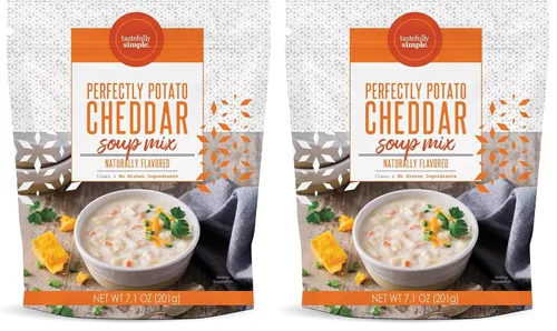 Vista 6 de Tastefully Simple Sopa de papa cheddar Perfectamente, 7.1 onzas