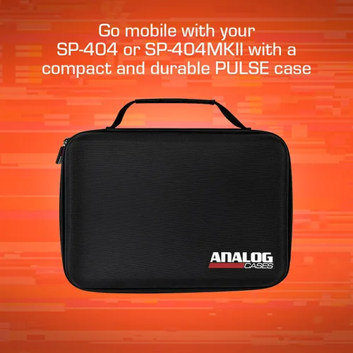 Vista 2 de ANALOG CASES Roland SP-404 MKII/SP-404 - Carcasa rígida compacta PULSE Durable Molded EVA Hard Case, Excellent Protection, Compact Design &