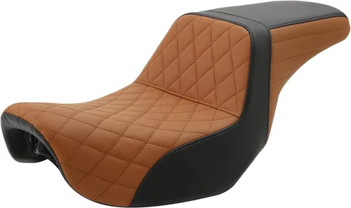 Vista 37 de C.C. RIDER Asiento para Conductor y Pasajero Asiento de Elevación Compatible con Harley Dyna Street Bob FXDB Low Rider FXDL/FXDLS Super Glide Custom