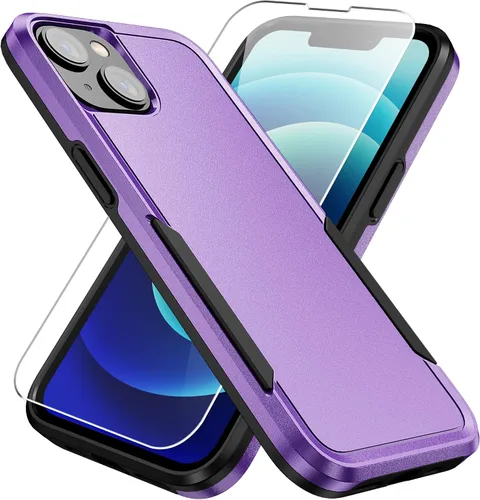 Vista 12 de Funda para iPhone 12 Pro Max, con protector de pantalla, [probada contra caídas de grado militar], resistente, resistente, a prueba de golpes