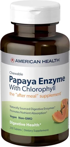 Vista 9 de Enzima de papaya masticable con clorofila 100 Chwbls