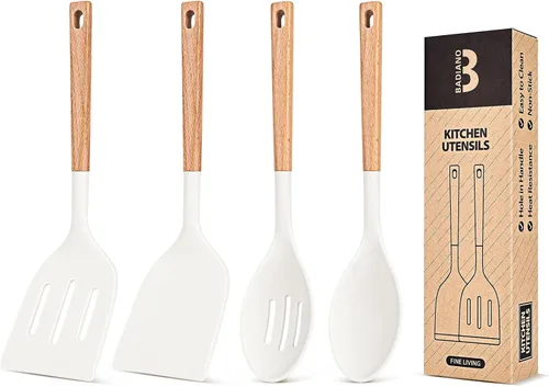 Vista 9 de Utensilios de cocina para utensilios de cocina antiadherentes Negro