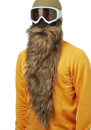 Vista 11 de Máscara de esquí Beardski marrón (Brown Mocha)