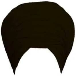 Vista 2 de Warrior Style Turbante Sikh Dumalla Sikh Turbante Panjabi Chand Tora Dumala F74 Dumalla 10 Metros Color Negro