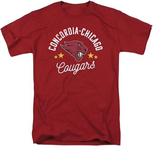 Vista 48 de Collegiate Distressed Mascot Unisex Adult T Shirt Collection 3 Universidad de Adelphi
