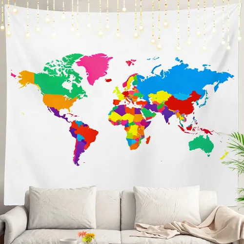 Vista 110 de Shrahala Tapiz de pared de hojas de arce otoñal, hojas rojas llameantes, fondo negro, tapiz grande para colgar en la pared, tapiz decorativo