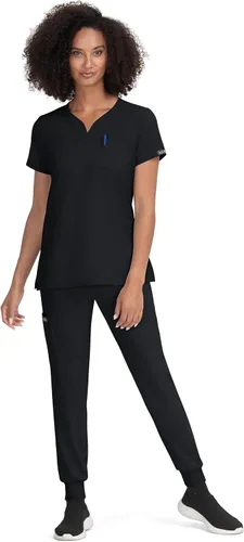 Vista 3 de KOI Basics 1094 Sansa Top de uniforme médico para mujer