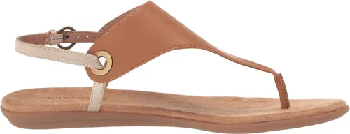 Vista 6 de Aerosoles Sandalia plana casual para mujer, Beige combo