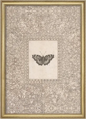 Vista 178 de MUDECOR Lienzo enmarcado prémium para pared, pinos nevados en bosque de invierno, ilustraciones modernas, arte contemporáneo, escénico, divertido
