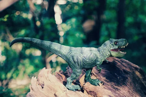 Vista 2 de RECUR Juguetes de dinosaurio Tyrannosaurus Rex de 13 pulgadas, figura de acción realista de T-Rex, figura de juguete Jurassic Trex, modelo de mundo