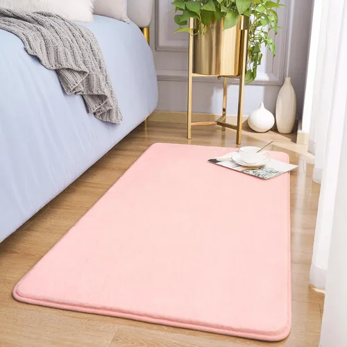 Vista 51 de Amearea Alfombra moderna lavable de 2 x 4 pies, color negro, alfombra de área pequeña para dormitorio, sala de estar, alfombra de espuma