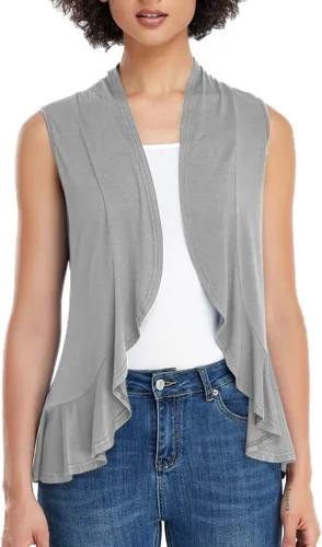 Vista 12 de Xeoxarel - Chaleco sin mangas de mujer con parte delantera abierta (S-3XL)