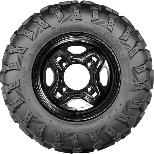 Vista 3 de 25x8.00R12 Carlisle Dura Trail ATV 44 Rango de carga D Neumático de pared negro