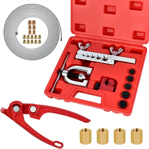 Vista 12 de Kit de ensanchamiento de línea de freno MuHize - Actualizado de 3/16 Pulgadas 25 Pies de tubo de freno de cobre resistente a la corrosión para Jeep