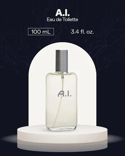 Vista 2 de PB ParfumsBelcam A.I. Eau de Toilette en espray para hombres – Colonia futurista de cítricos amaderados para hombres con limón, coco y tonka