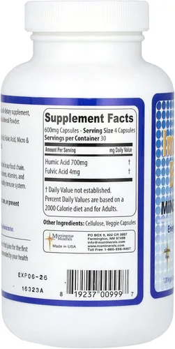 Vista 2 de Morningstar Minerals Immune Boost 77, 120 cápsulas vegetales