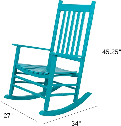 Vista 3 de Shine Company Balancines para porche Vermont – Aruba (juego de 2)