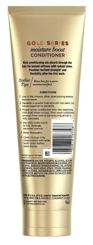 Vista 2 de Pn Cn Gld Series Moist Bo Tamaño 8.4z Pantene Acondicionador Gold Series Moist Boost 8.4z