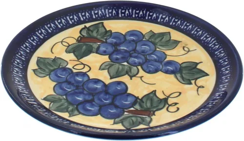 Vista 18 de Blue Rose - Plato de postre de ballina azul, 7.5 pulgadas de diámetro, hermoso plato para pasteles, aperitivos o aperitivos