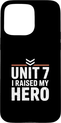 Vista 31 de Unit 7 I Raised My Hero Military Parent Pride Case for iPhone 17