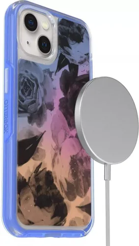 Vista 5 de OtterBox Symmetry Clear Series - Funda solo para iPhone 13, no se ofrece al por menor - Cama de rosas Bed Of Roses