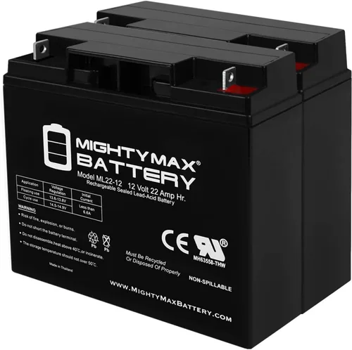 Vista 9 de Mighty Max Battery Batería de 12 V 22 ah UPS Sustituye a 21ah Leoch djw12-20, djw 12-20