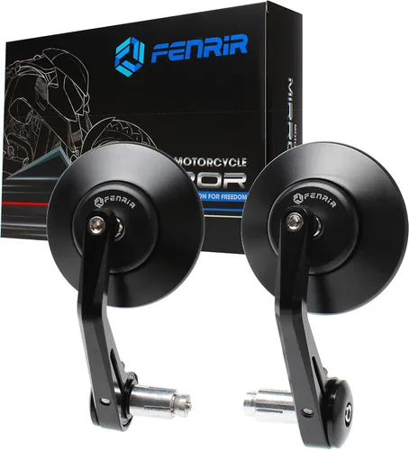 Vista 2 de FENRIR Espejo de motocicleta con adaptador para Sportster Iron Forty eight Dyna Softail Hammer Kingpin Vegas Jackpot BOULEVARD M90 S40 INTRUDER C90T