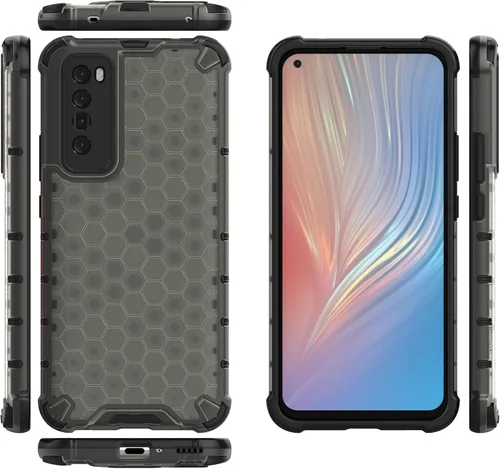 Vista 246 de Funda para Honor Magic3 5G, funda para Honor Magic3 5G Case 2 en 1 Funda para teléfono Negro