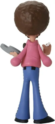 Vista 4 de NECA Bob Ross - Figura de acción a escala de 6 pulgadas - Toony Classics Bob Ross con Peapod