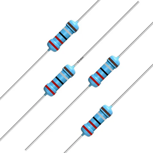 Vista 93 de California JOS - 100 resistencias de 0.24 ohm 1/2 W (0.5 vatios) ±1% tolerancia de película metálica, resistencia fija múltiple de valores