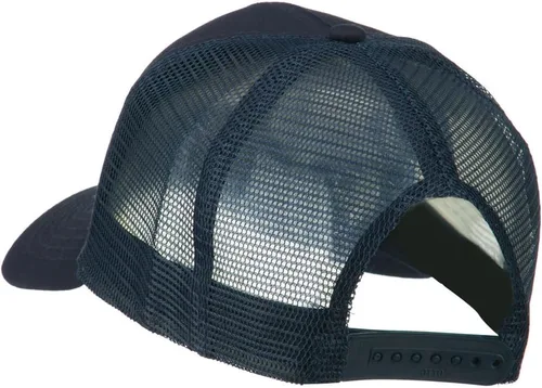 Vista 3 de e4Hats.com Gorra de malla de sarga parcheada con bandera del estado de California
