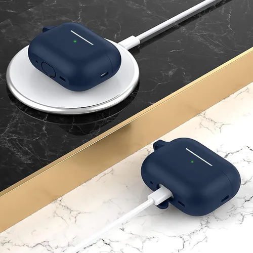 Vista 5 de Sahara - Venture Series - Funda de silicona para AirPods Pro (2ª generación), azul medianoche (HP00051)