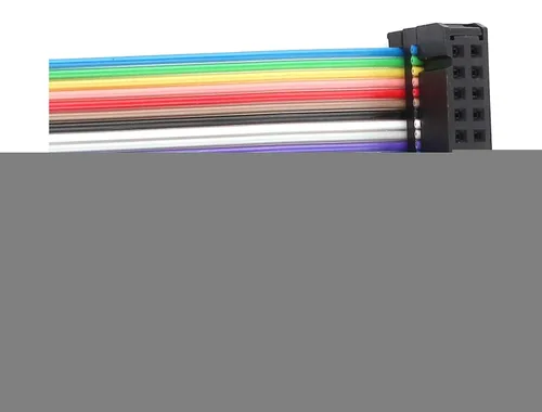 Vista 2 de Aexit Accesorios de audio y video de 18.9 in 26 pines de 0.100 in hembra/hembra para placa de pan IDC conectores y adaptadores cable de cable