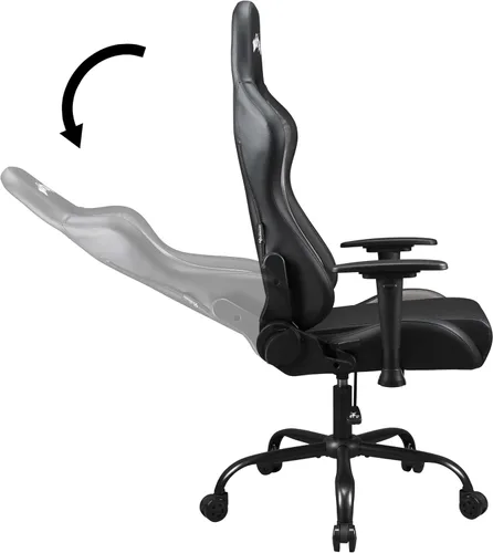 Vista 5 de SUBSONIC - Silla Motorhead para juegos para adultos, silla de oficina para jugadores Silla de oficina ergonómica, espuma de alta densidad