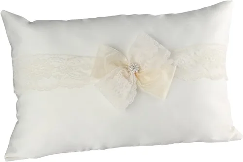 Vista 14 de Ivy Lane Design Almohada arrodillada, Garbo, Marfil