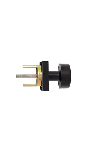 Vista 5 de Weslock 007004242FR20 - Cerradura de paso de perilla de mesa con pestillo ajustable y borde completo acabado negro mate