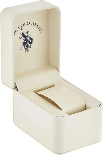 Vista 5 de US Polo Assn Reloj analógico de cuarzo para mujer con correa de aleación dos tonos 15 Modelo USC40260AZ
