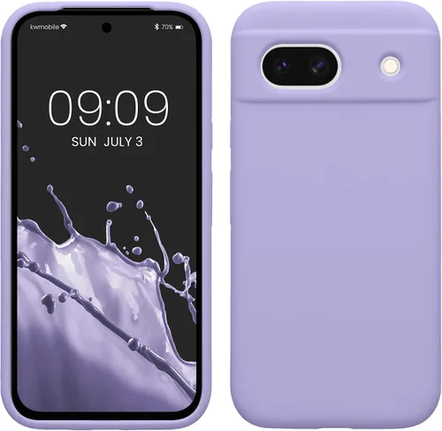 Vista 24 de kwmobile Funda Compatible con Google Pixel 6 Pro - Funda de Teléfono de Silicona TPU con Acabado Suave - Azul Caribe
